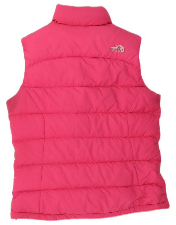 The North Face Γυναικεία padded Gilet UK 10 Small Pink Polyester