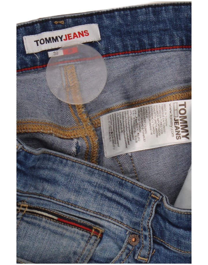Ανδρικό Slim Jeans Tommy Hilfiger W30 L30 Blue Cotton