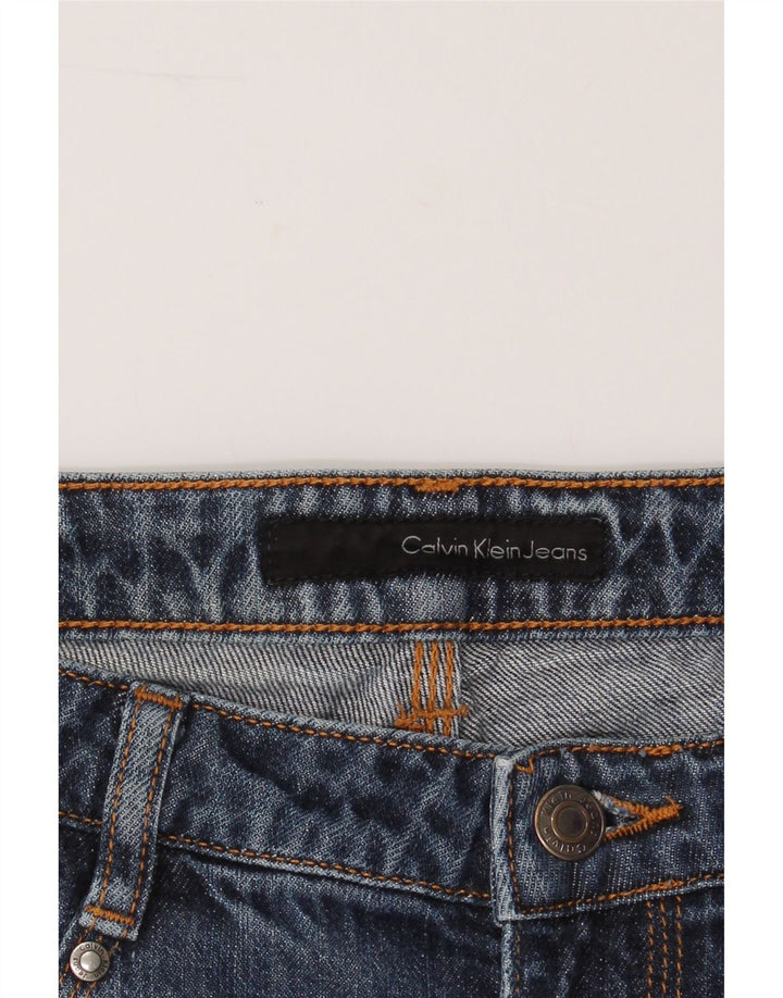 CALVIN KLEIN Womens Straight Jeans W30 L28 Navy Blue Vintage Calvin Klein and Second-Hand Calvin Klein from Messina Hembry 