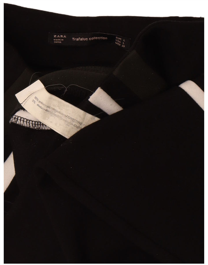 Zara Γυναικεία κολάν Trafaluc UK 14 Large Black Colourblock Polyester