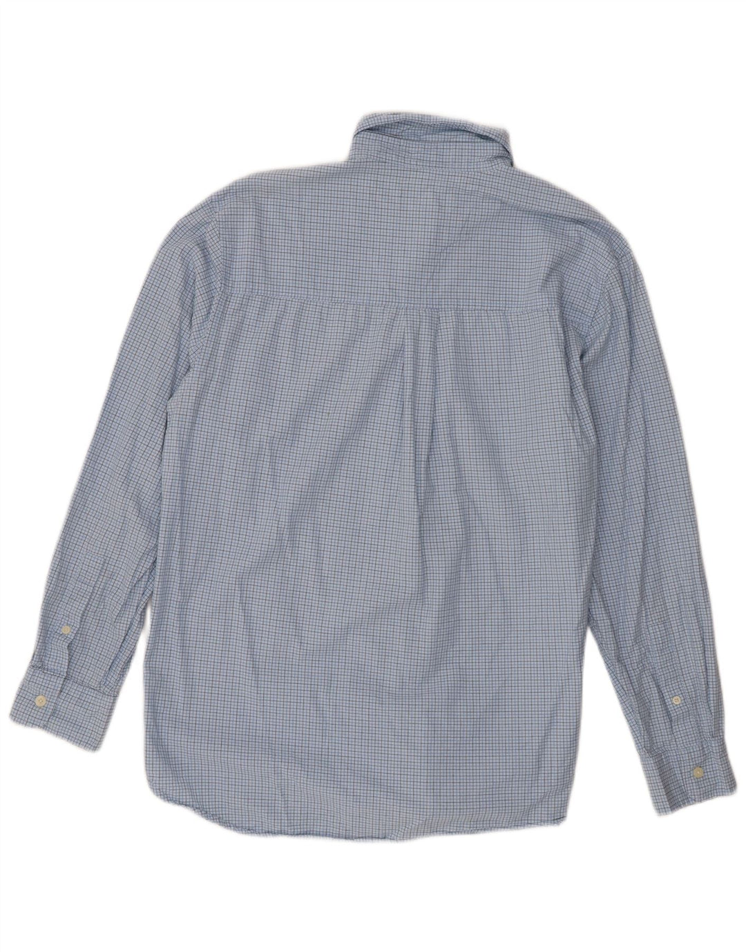 Ανδρικό πουκάμισο Chaps, μεσαίο μπλε βαμβακερό Gingham