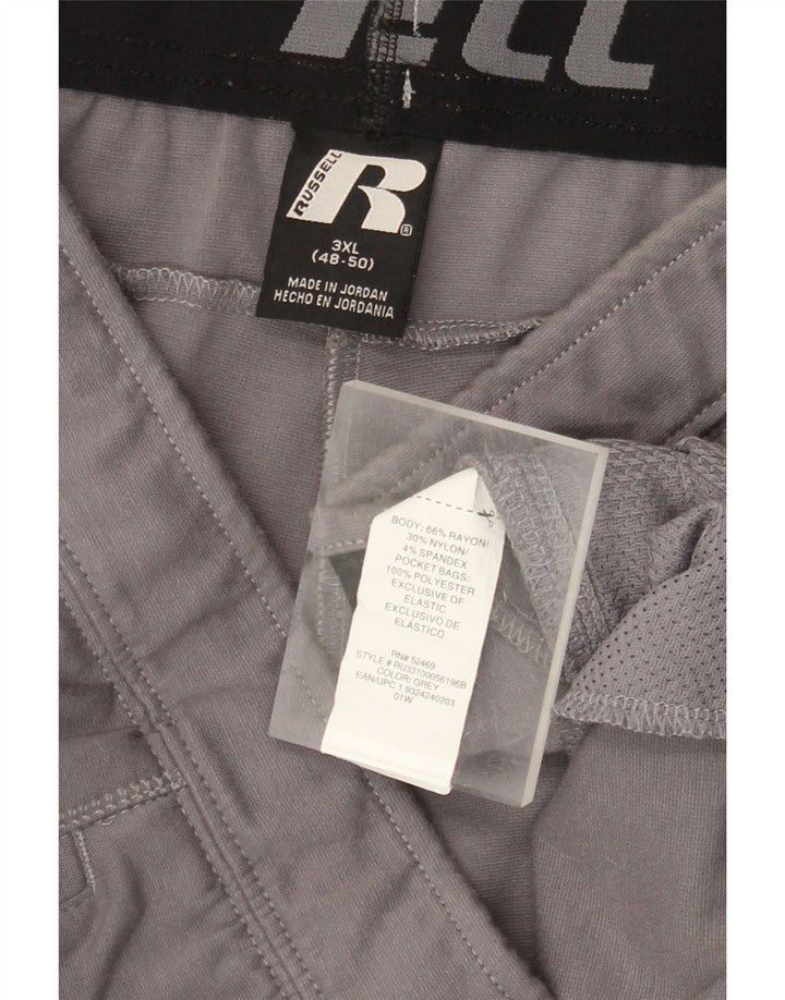 Ανδρική αθλητική φόρμα RUSSELL ATHLETIC Παντελόνι 3XL Γκρι Rayon