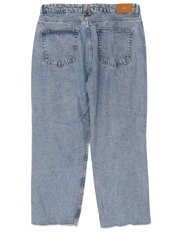 ZARA Γυναικείο Loose Jeans EU 42 Large W32 L27 Blue
