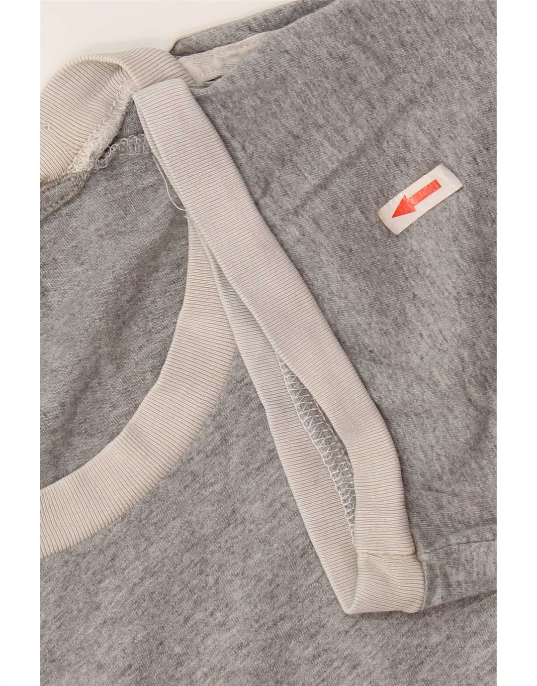 Ανδρικό T-Shirt Adidas Top Large Grey Colourblock Βαμβακερό