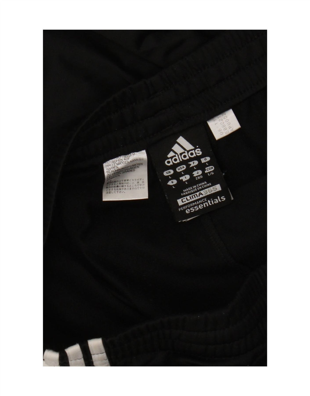 Adidas Ανδρική φόρμα Clima 365 Παντελόνι Μαύρο μεγάλο πολυεστέρα