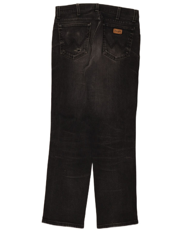 WRANGLER Ανδρικό Texas Stretch Straight Jeans W33 L32 Μαύρο βαμβακερό
