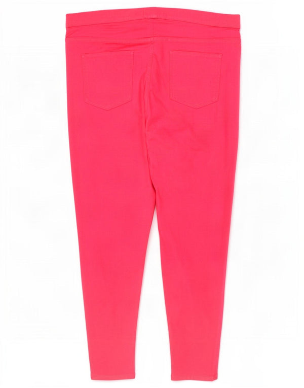 Marks & Spencer Γυναικεία Jegging Τζιν UK 20 2XL W40 L28 Ροζ βαμβακερό
