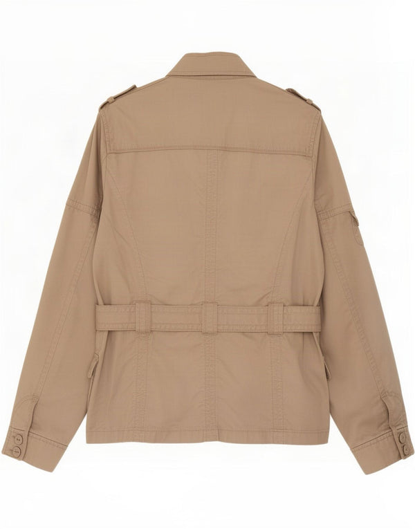 Esprit Γυναικείο Military Jacket UK 12 Medium Beige Cotton