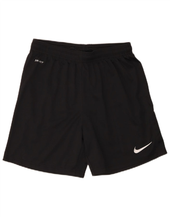 Ανδρικό αθλητικό σορτς Nike Dri Fit, μικρό μαύρο πολυεστέρα
