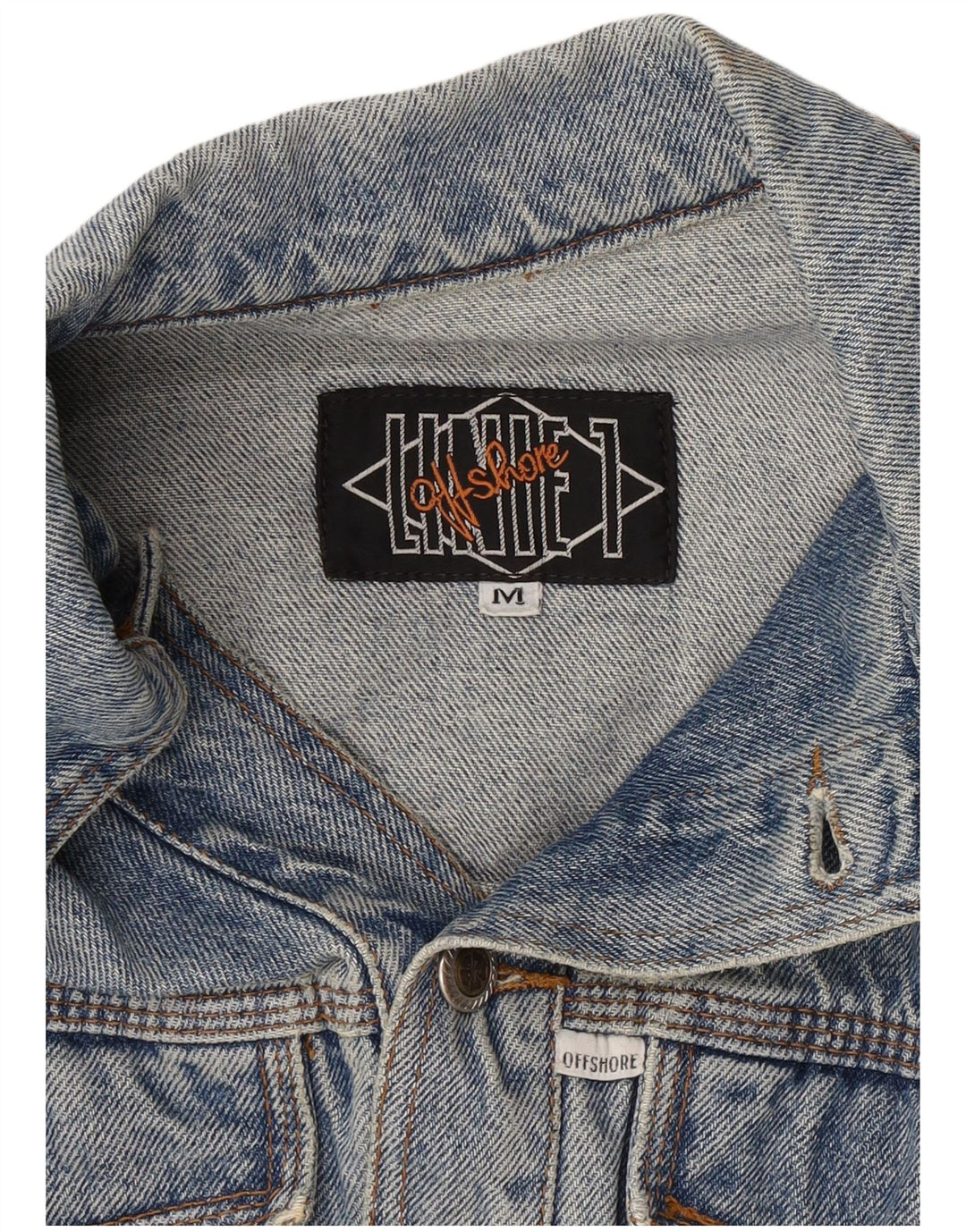OFFSHORE Γυναικείο Τζιν Μπουφάν UK 14 Medium Blue