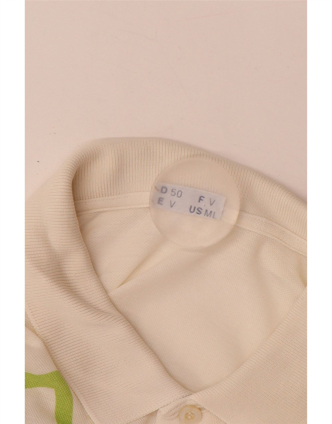 SERGIO TACCHINI Ανδρικό μπλουζάκι πόλο EU 50 Μεσαίο υπόλευκο γεωμετρικό βαμβάκι