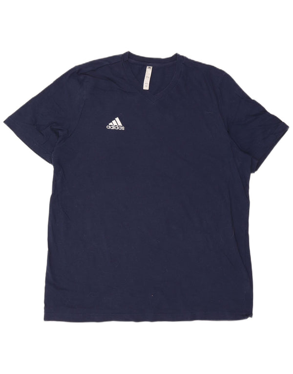 Ανδρικό T-Shirt Adidas Top XL Navy Blue Cotton