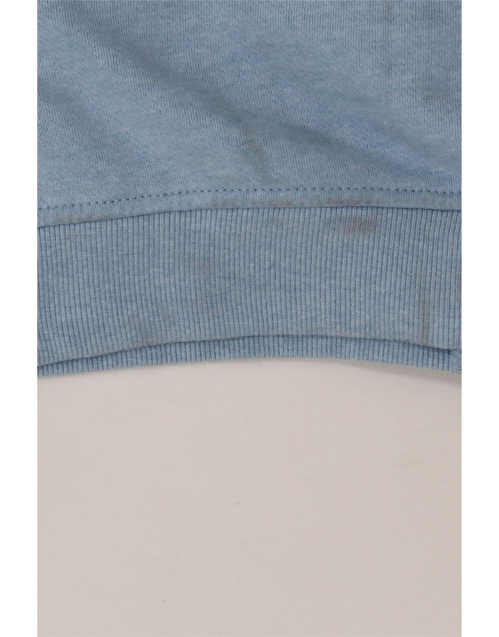 LYLE & SCOTT Boys πουλόβερ με κουκούλα με φερμουάρ 12-13 ετών Μπλε βαμβακερό