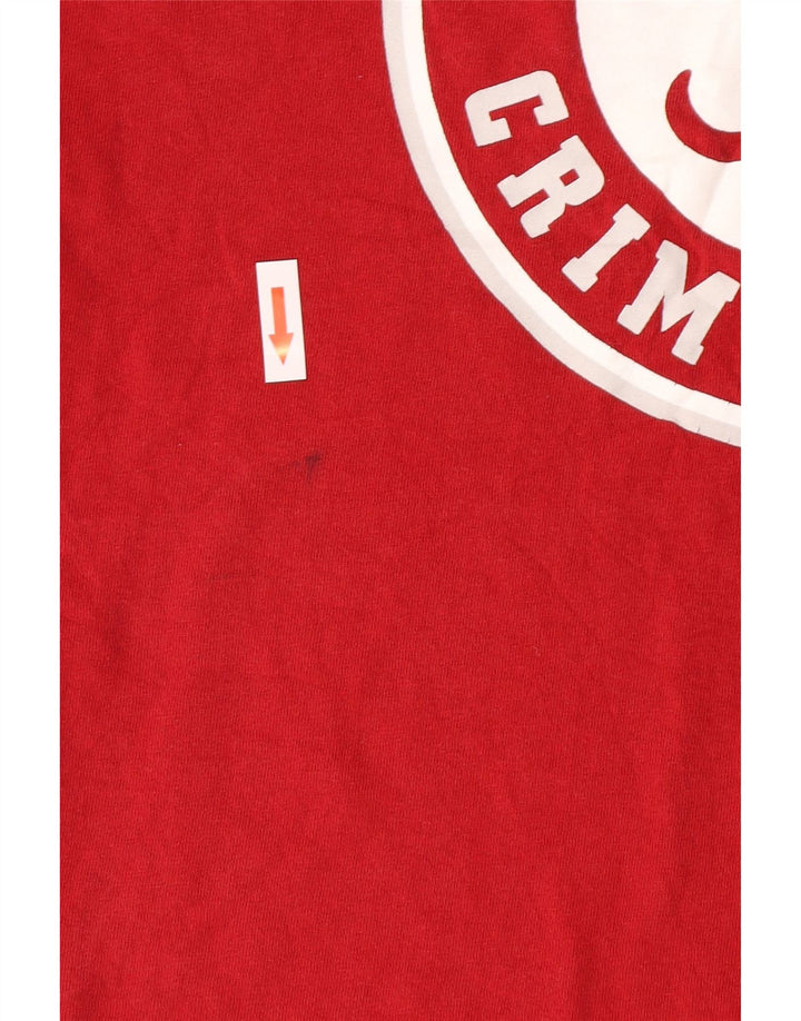 Ανδρικό γραφικό T-Shirt Champion Top μεγάλο κόκκινο βαμβακερό