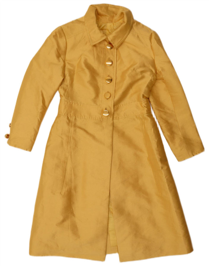 Vintage γυναικείο πανωφόρι UK 8 Small Yellow