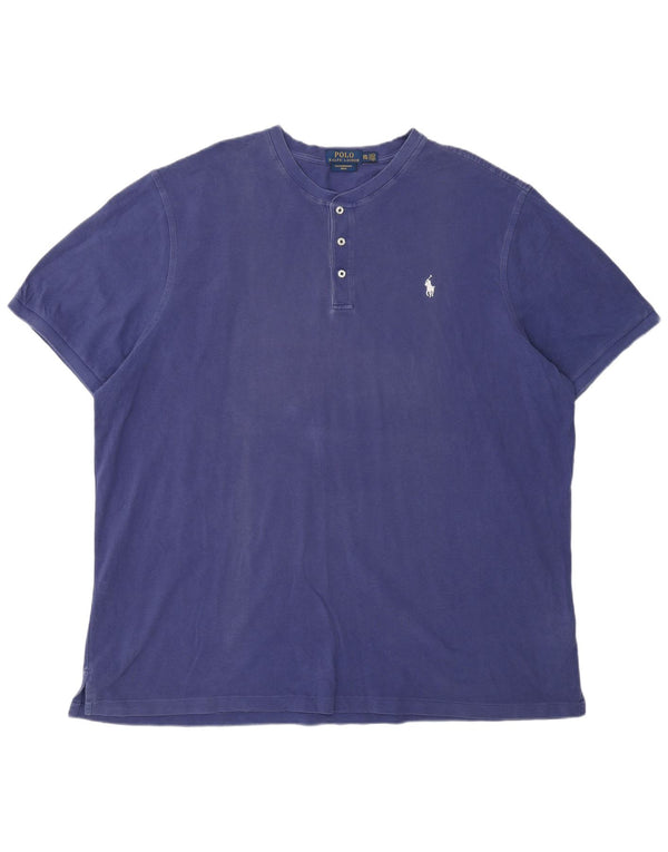 Polo Ralph Lauren Ανδρικό T-Shirt Top 2XL Blue Cotton Classic