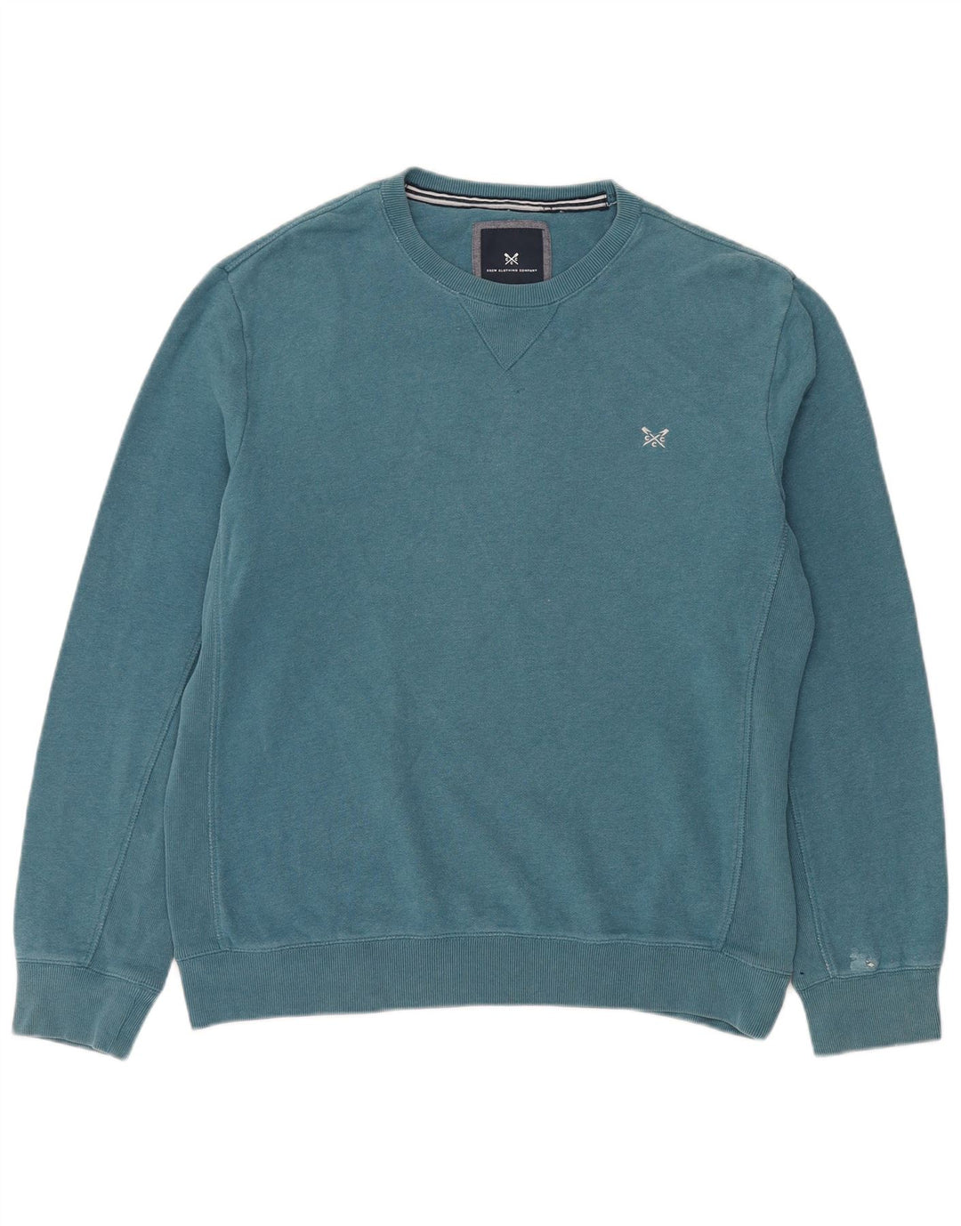 Ανδρικό φούτερ Crew Clothing Jumper XL Blue Cotton
