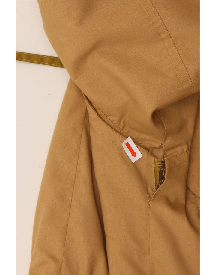 VINTAGE Womens Bomber Jacket UK 18 XL Beige Polyester Vintage Vintage and Second-Hand Vintage from Messina Hembry 