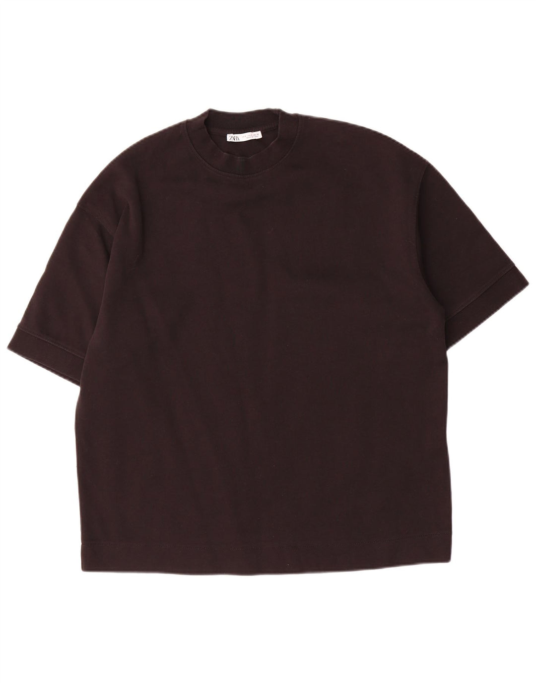 Zara Ανδρικό T-Shirt Top Μικρό μαύρο βαμβακερό