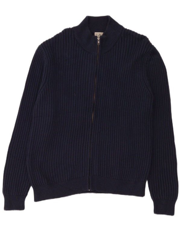Ανδρικό πουλόβερ ζακέτα L.L.Bean Large Navy Blue Cotton