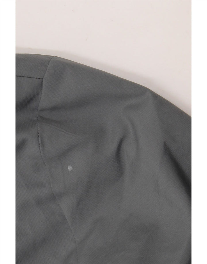 Adidas Ανδρικό Climacool Graphic Hooded Rain Jacket UK 40 Large Grey Polyester