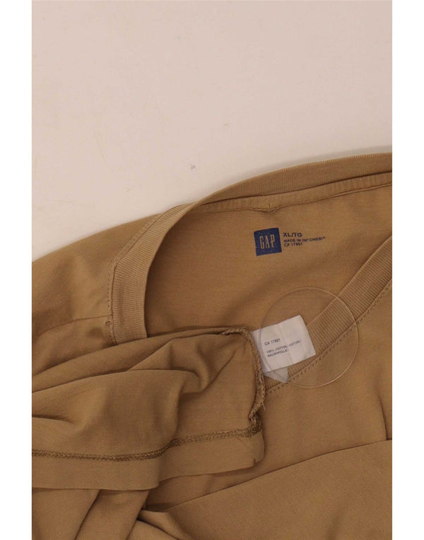 Ανδρικό T-Shirt Gap Top XL Καφέ βαμβακερό