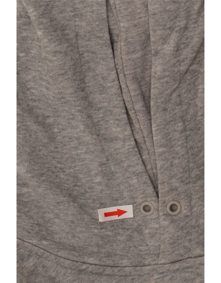 Adidas Ανδρικό Hoodie Jumper Μεσαίο γκρι βαμβακερό