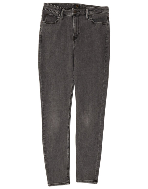 Lee Womens Scarlett High Skinny Jeans W31 L31 Γκρι βαμβακερό