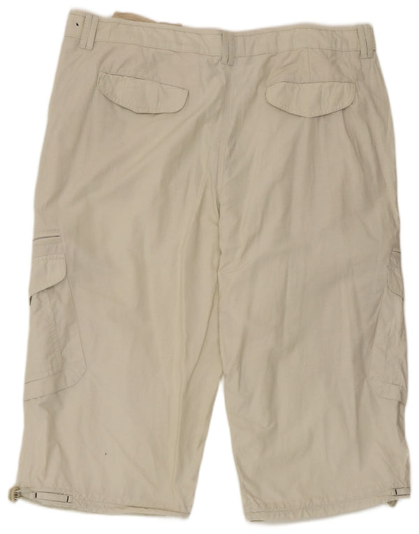 Ανδρικό σορτς Cargo Marks & Spencer W40 XL Μπεζ βαμβακερό
