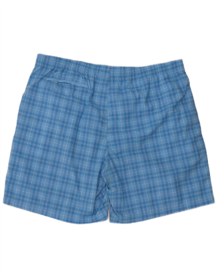 Ανδρικό σορτς κολύμβησης Adidas 2XL Blue Check Polyester
