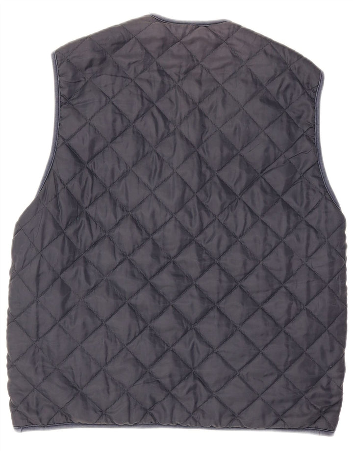 Vintage Ανδρικά Reversible Gilet UK 38 Medium Red Geometric