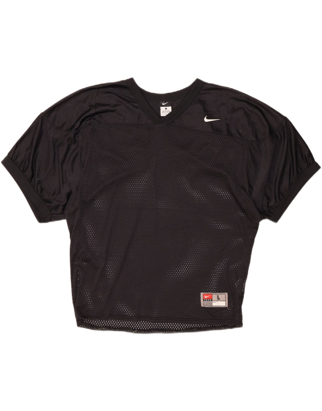 Ανδρικό T-Shirt NIKE Top Large Μαύρο Nylon