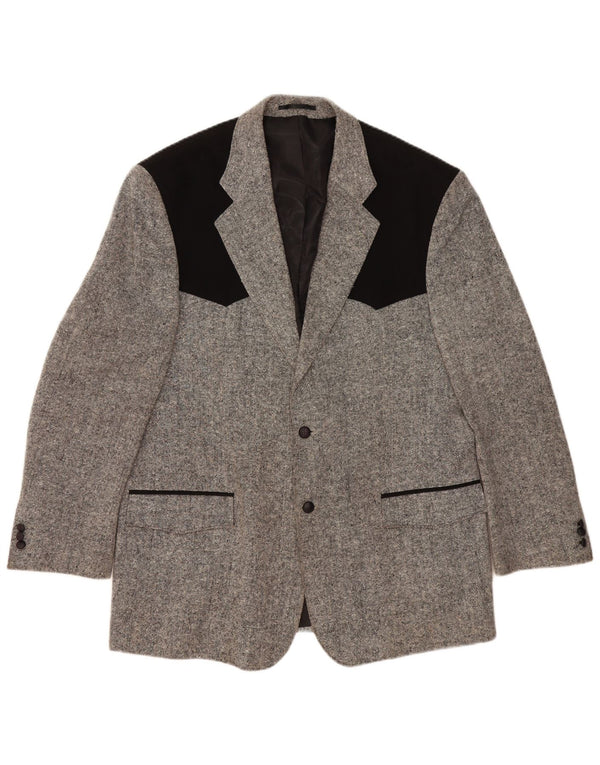 STOCKERPOINT Ανδρικό σακάκι με 2 κουμπιά UK 44 2XL Γκρι μαλλί