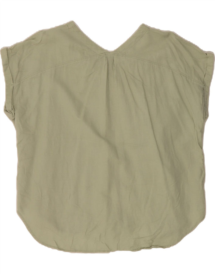 EDDIE BAUER Womens Blouse Top UK 18 XL Green Vintage Eddie Bauer and Second-Hand Eddie Bauer from Messina Hembry 