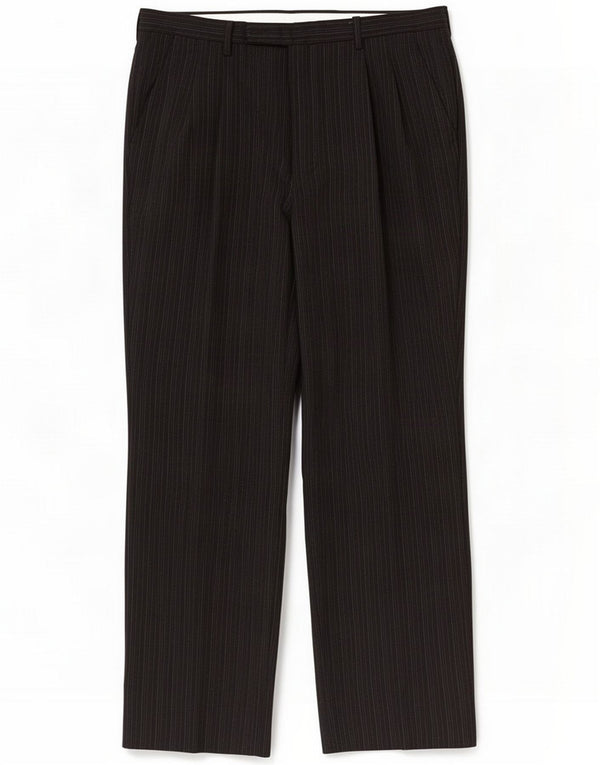 Vintage Ανδρικό ίσιο παντελόνι IT 48 Medium W32 L28 Μαύρη ρίγα