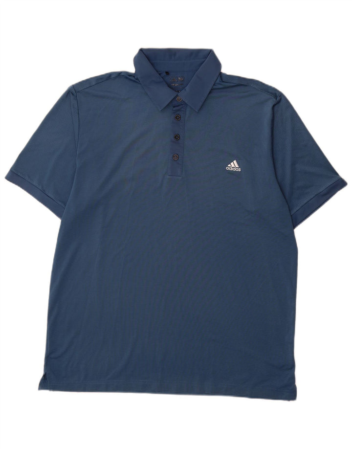 Ανδρικό πουκάμισο Adidas Climalite Polo XL Blue Polyester