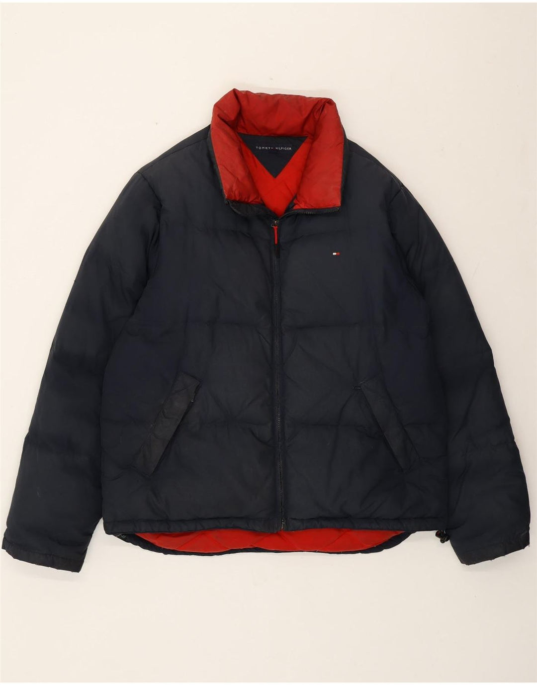 Tommy Hilfiger Ανδρικό μπουφάν UK 40 Large Navy Blue Nylon