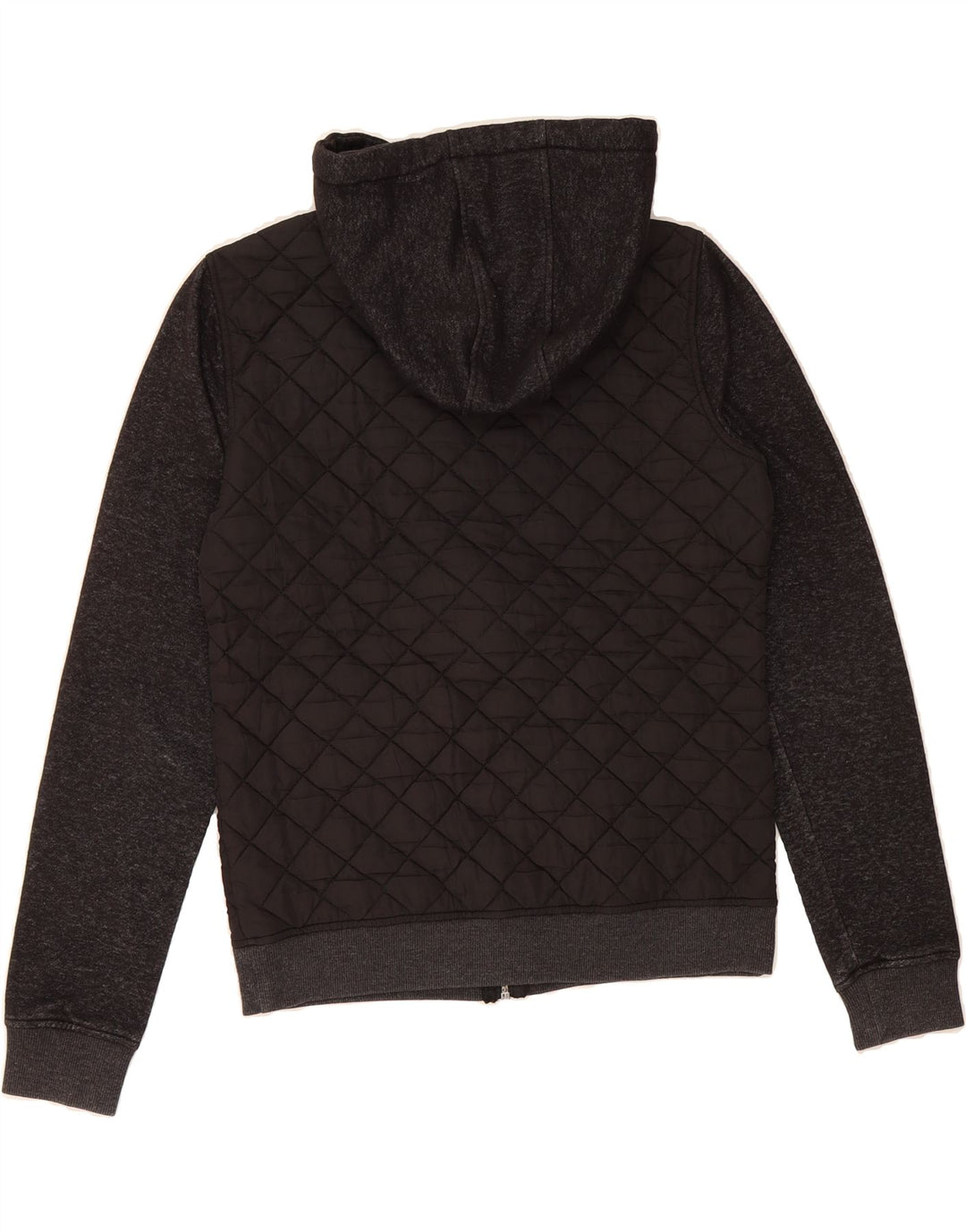 HURLEY Womens Hoodie Jumper UK 14 Medium Black Polyester Vintage Hurley and Second-Hand Hurley from Messina Hembry 