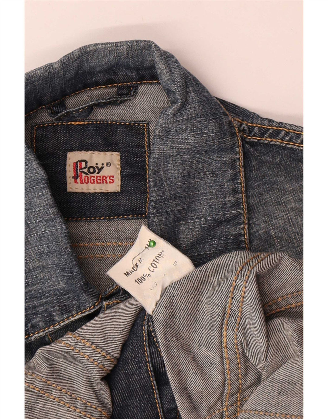 Roy Rogers Γυναικείο Τζιν Μπουφάν UK 8 Small Blue Cotton