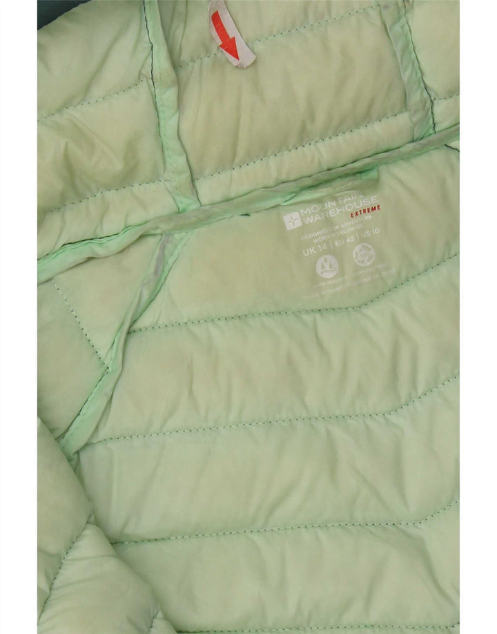 Mountain Warehouse Γυναικείο μπουφάν με κουκούλα UK 14 Medium Green Nylon