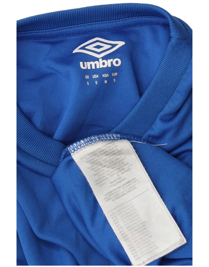 Ανδρικό γραφικό τοπ Umbro Μακρυμάνικο Μικρό Μπλε Πολυεστέρας