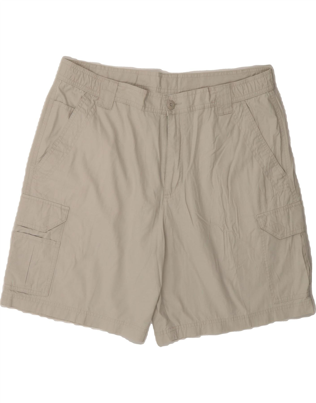 COLUMBIA Mens Cargo Shorts Large W36 White Cotton Vintage Columbia and Second-Hand Columbia from Messina Hembry 