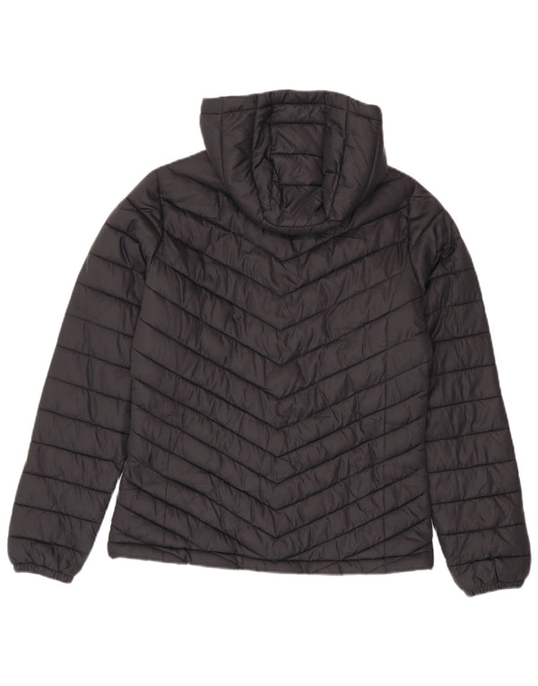 Mountain Warehouse Γυναικείο μπουφάν με κουκούλα UK 8 Small Black Nylon