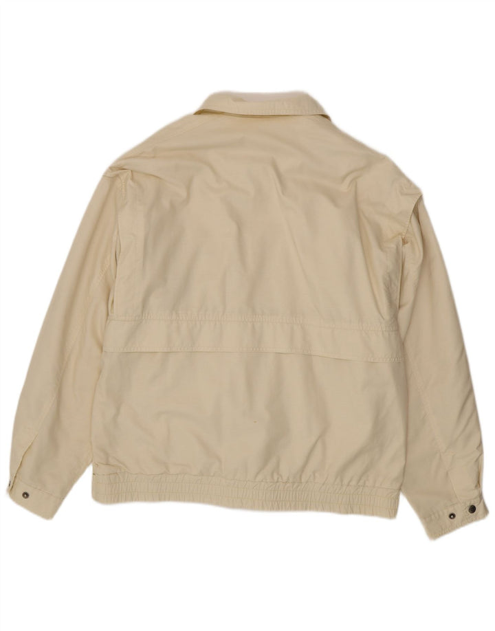 Ανδρικό μπουφάν Melka Bomber EU 50 Large Off White Βαμβακερό
