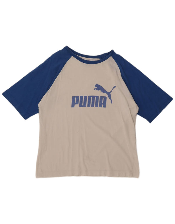 Ανδρικό γραφικό T-Shirt Puma Top XL White Colourblock