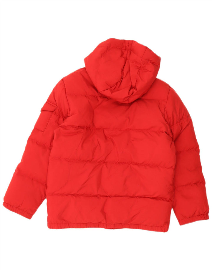 Μπουφάν Polo Ralph Lauren Boys με κουκούλα με επένδυση 10-11 ετών Μεσαίο κόκκινο