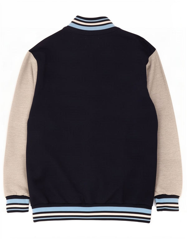 Sergio Tacchini Γυναικεία γραφική φούτερ Jumper UK 14 Medium Navy Blue