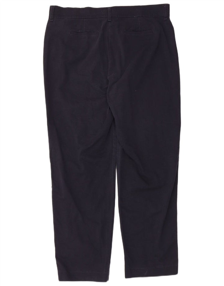 Γυναικείο ίσιο casual παντελόνι LEE US 18 2XL W40 L31 Navy Blue Cotton