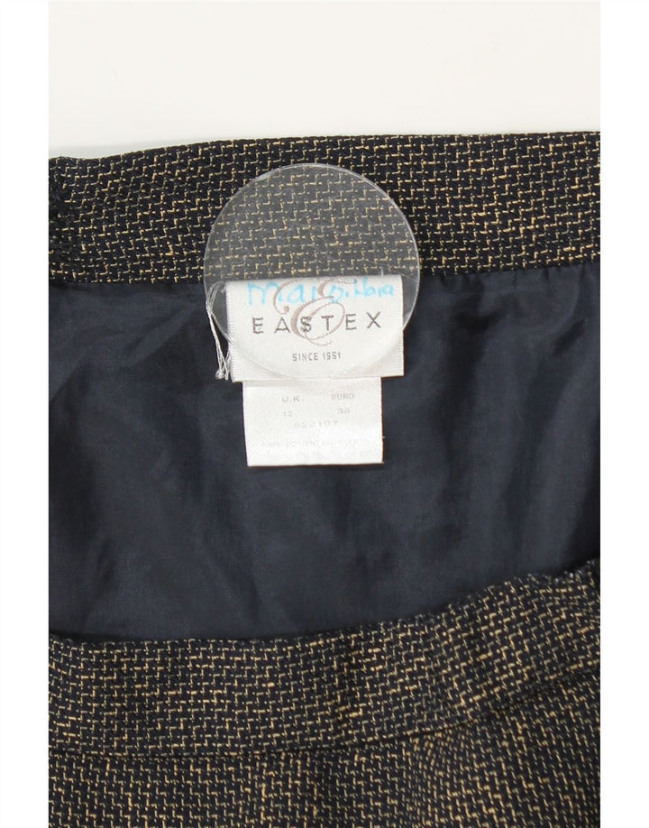 Eastex Γυναικεία Τρομπέτα Φούστα UK 12 Medium W30 Navy Blue Polyester