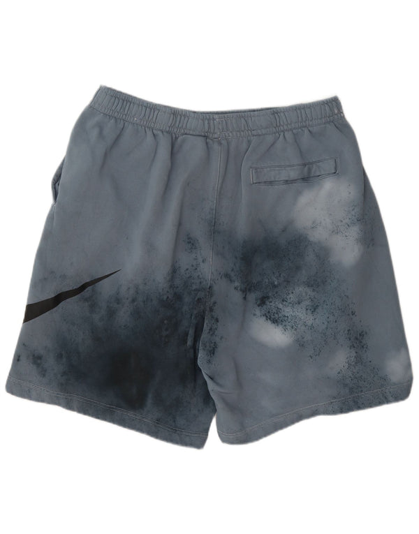 Ανδρικό αθλητικό σορτς Nike Acid Wash 2XL, βαμβακερό με μπλε στίγματα